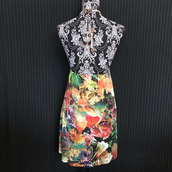 NWOT Colcci Brazilian Designer Tropical Floral Sundress Size Small - Picture 17 of 17